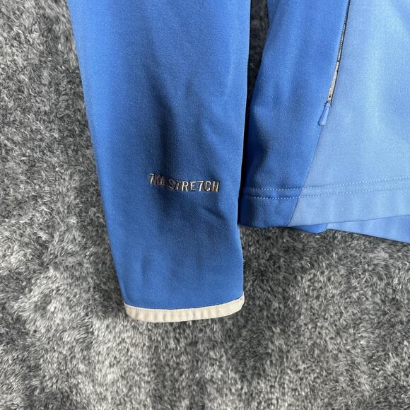 The North Face Jacket Womens Large Blue Flight Series TKA Stretch Zip Hiking - Picture 4 of 11